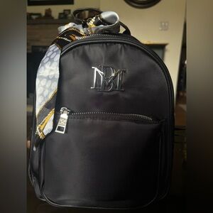 NWT Badgely Mischka Mini BackPack with Removable Twilly